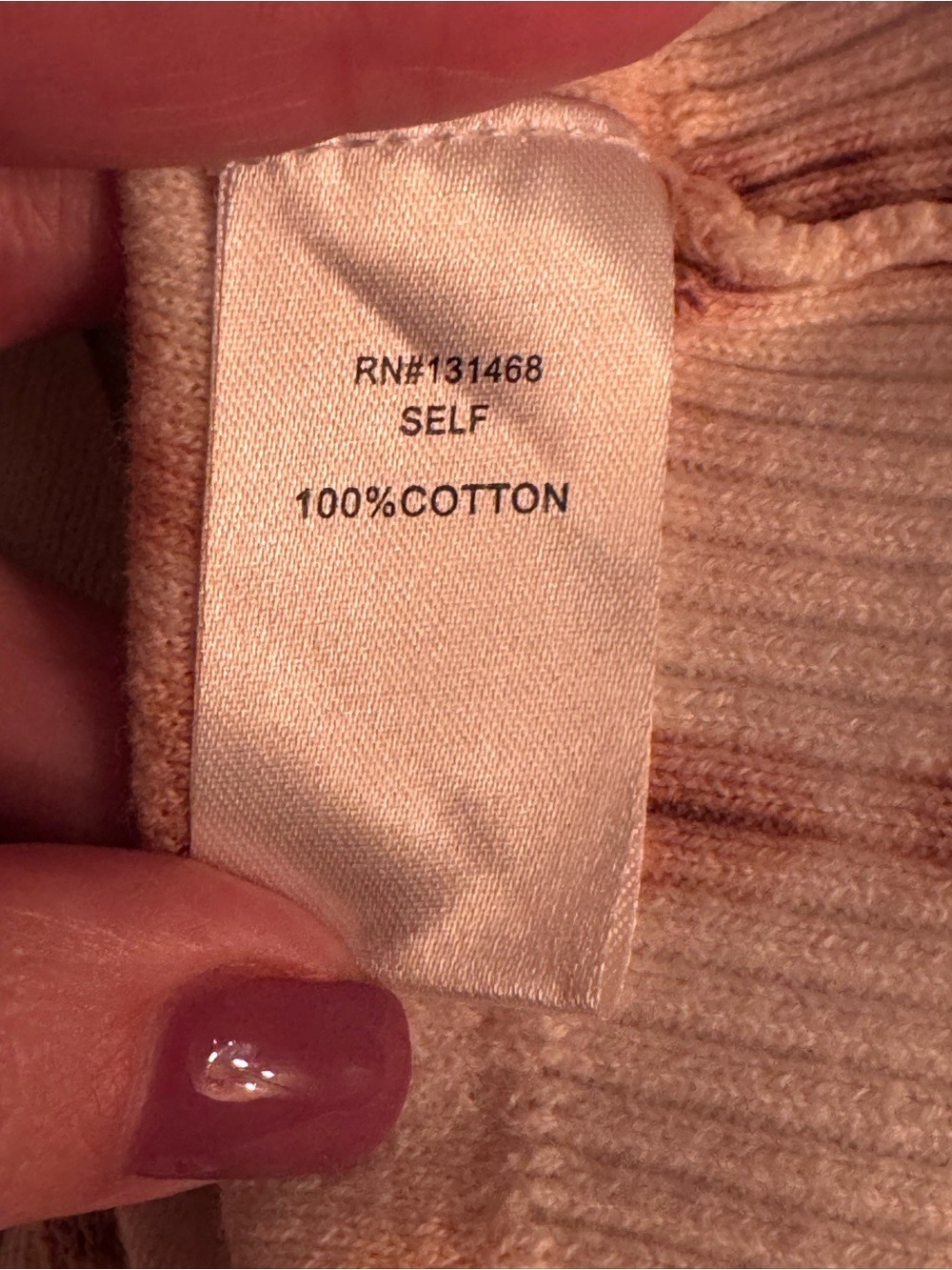 Fate Ribbed Tye-Dye Ribbed Sweater - Picture 4 of 4